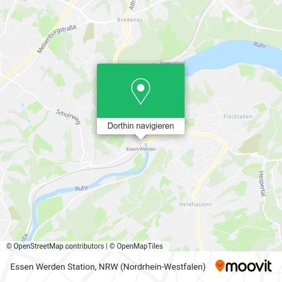 Essen Werden Station Karte