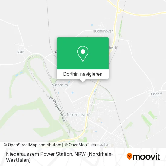 Niederaussem Power Station Karte