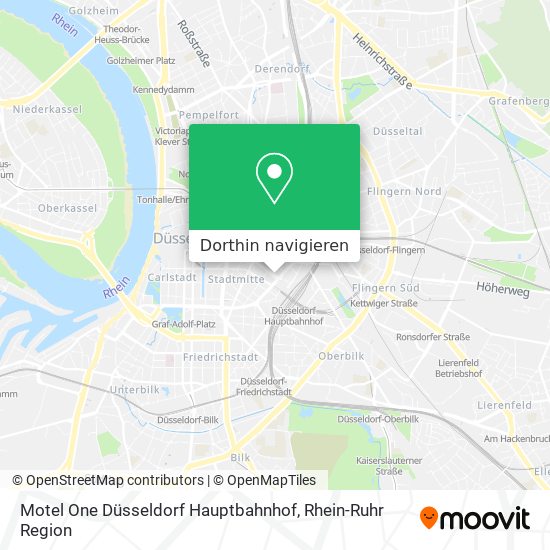 Motel One Düsseldorf Hauptbahnhof Karte