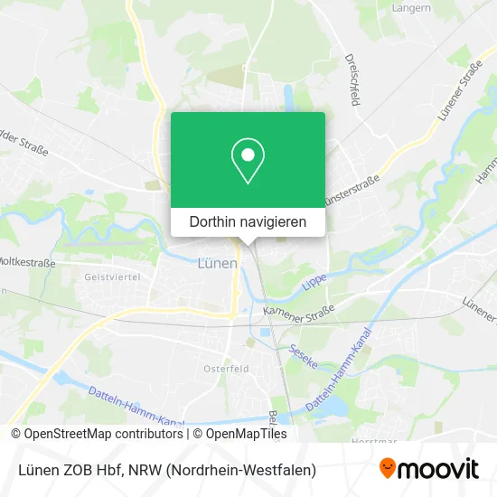 Lünen ZOB Hbf Karte