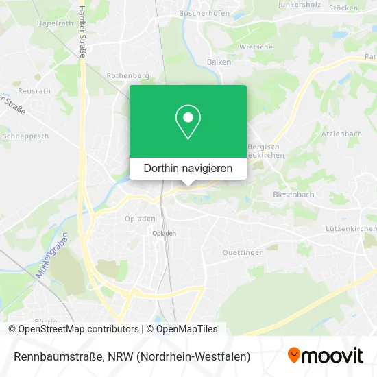 Rennbaumstraße Karte