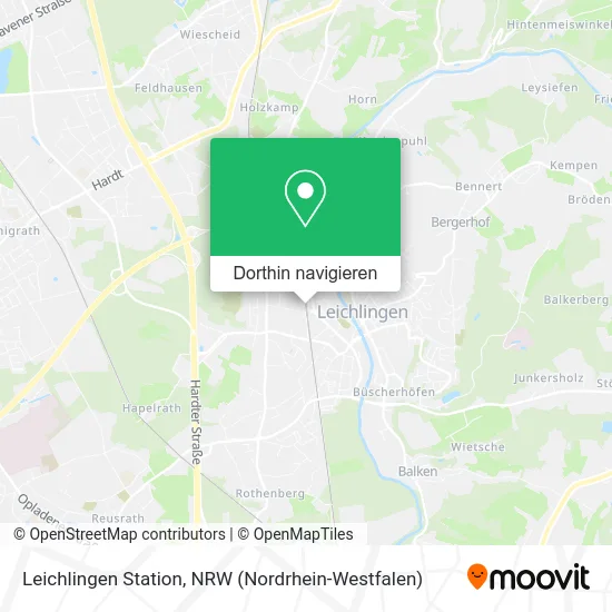 Leichlingen Station Karte