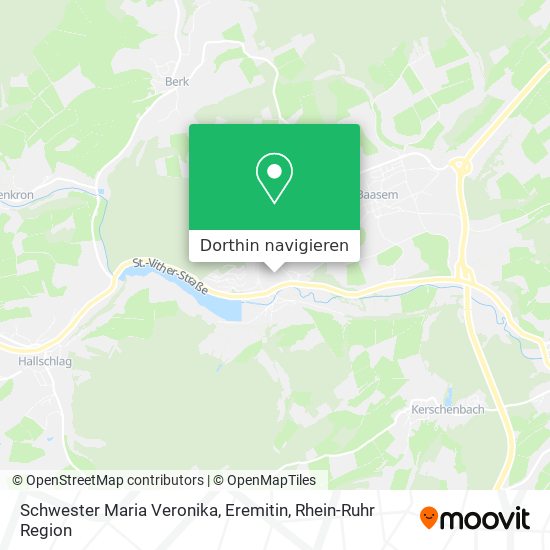 Schwester Maria Veronika, Eremitin Karte
