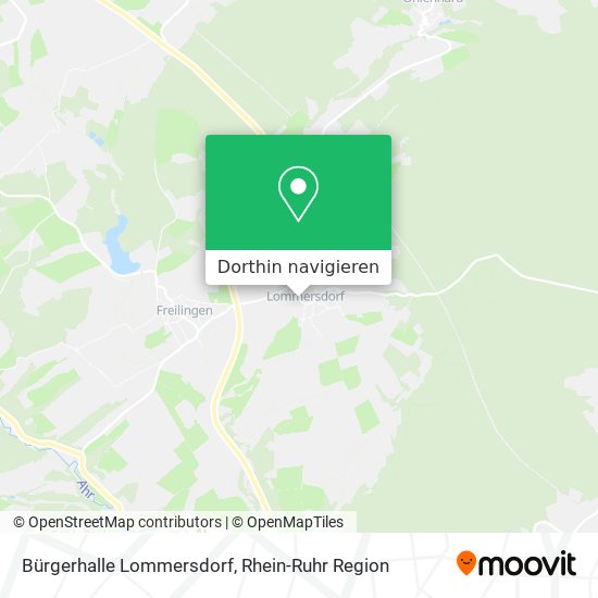 Bürgerhalle Lommersdorf Karte