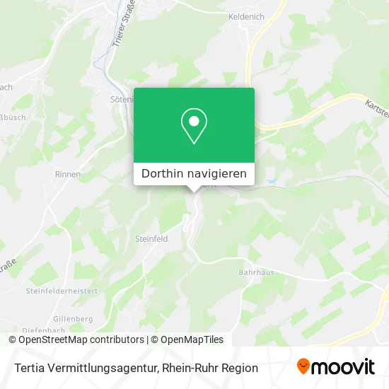 Tertia Vermittlungsagentur Karte