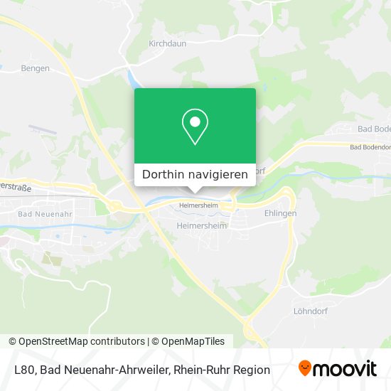 L80, Bad Neuenahr-Ahrweiler Karte