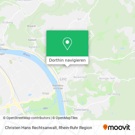 Christen Hans Rechtsanwalt Karte