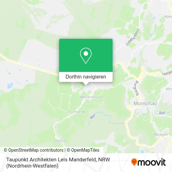 Taupunkt Architekten Leis Manderfeld Karte