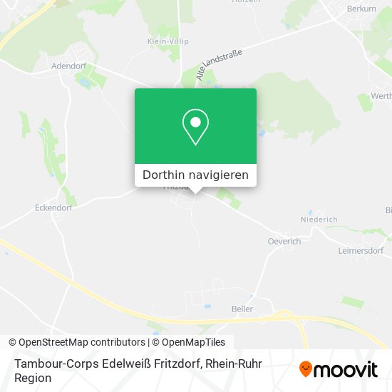 Tambour-Corps Edelweiß Fritzdorf Karte