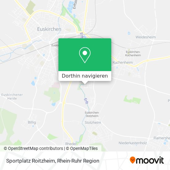 Sportplatz Roitzheim Karte