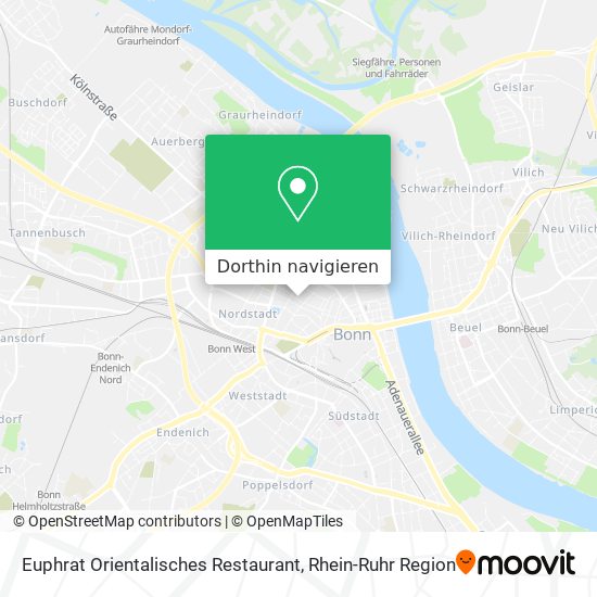 Euphrat Orientalisches Restaurant Karte