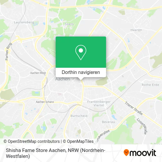Shisha Fame Store Aachen Karte