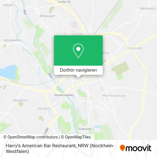 Harry's American Bar Restaurant Karte