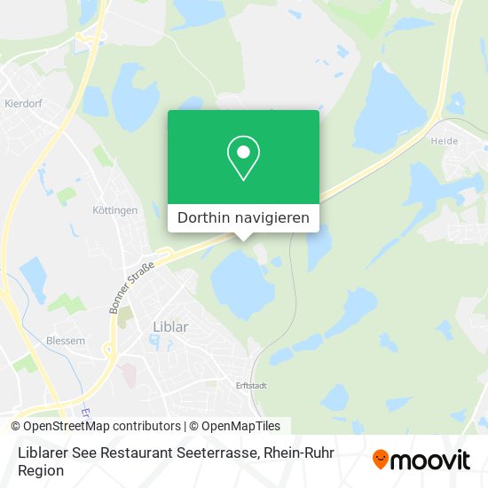 Liblarer See Restaurant Seeterrasse Karte