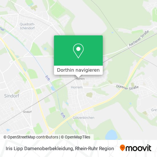 Iris Lipp Damenoberbekleidung Karte
