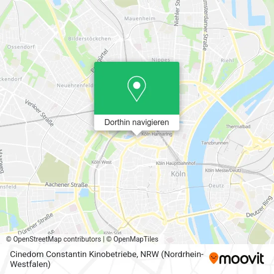 Cinedom Constantin Kinobetriebe Karte