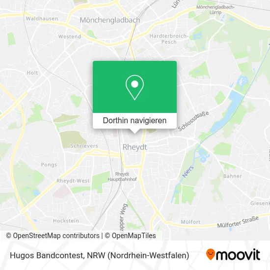 Hugos Bandcontest Karte