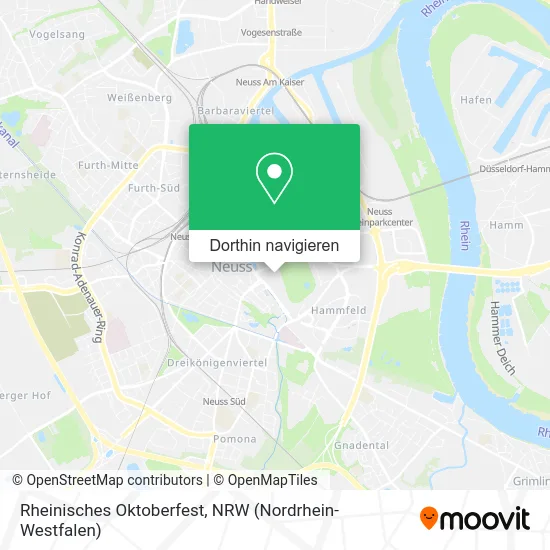 Rheinisches Oktoberfest Karte