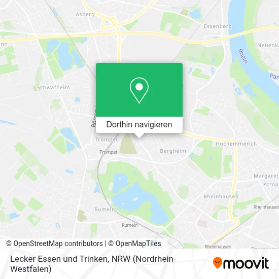 Lecker Essen und Trinken Karte