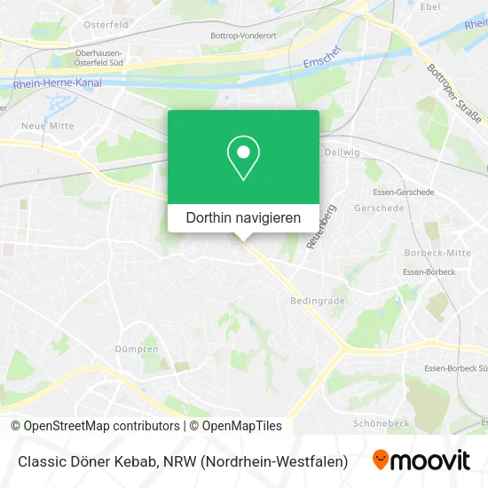 Classic Döner Kebab Karte