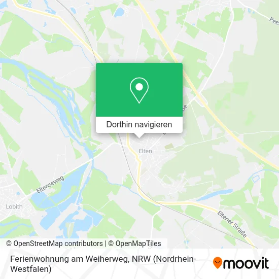 Ferienwohnung am Weiherweg Karte