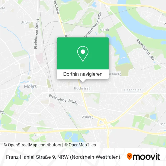 Franz-Haniel-Straße 9 Karte