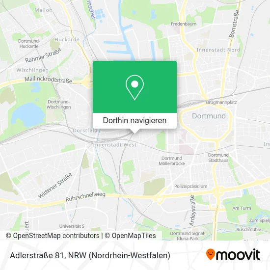 Adlerstraße 81 Karte