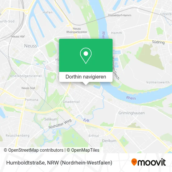 Humboldtstraße Karte