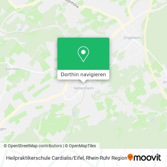 Heilpraktikerschule Cardialis / Eifel Karte