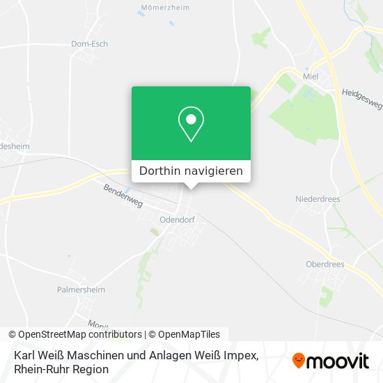 Karl Weiß Maschinen und Anlagen Weiß Impex Karte