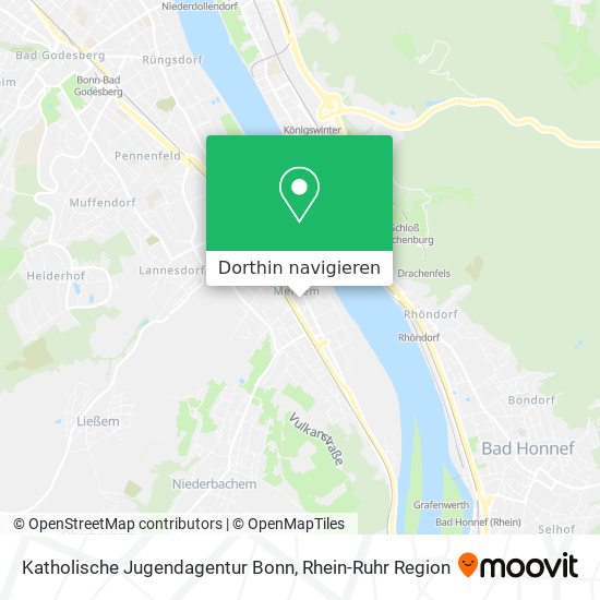 Katholische Jugendagentur Bonn Karte