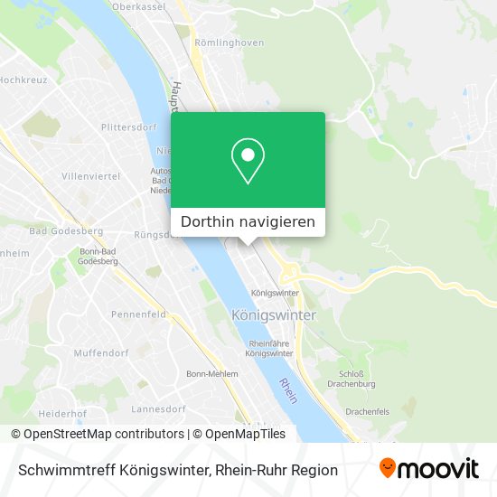 Schwimmtreff Königswinter Karte