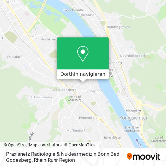 Praxisnetz Radiologie & Nuklearmedizin Bonn Bad Godesberg Karte