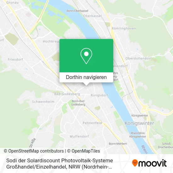 Sodi der Solardiscount Photovoltaik-Systeme Großhandel / Einzelhandel Karte
