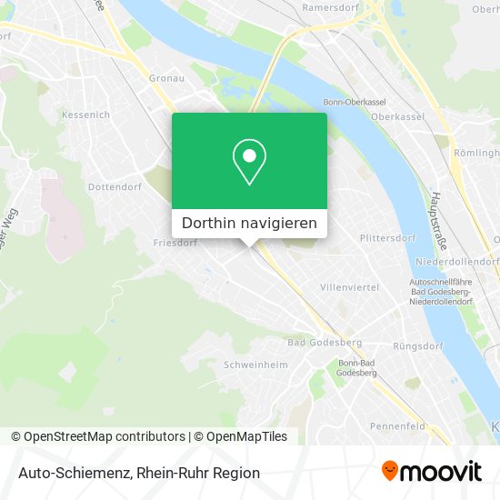 Auto-Schiemenz Karte