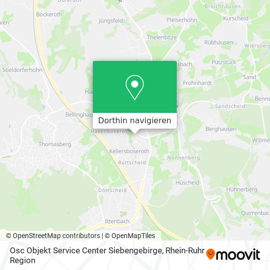 Osc Objekt Service Center Siebengebirge Karte