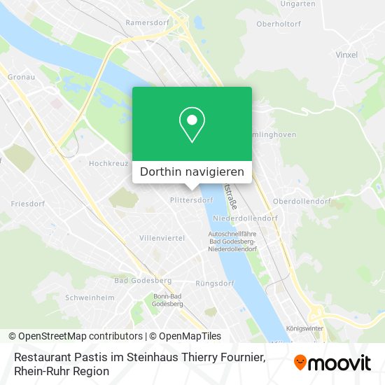 Restaurant Pastis im Steinhaus Thierry Fournier Karte