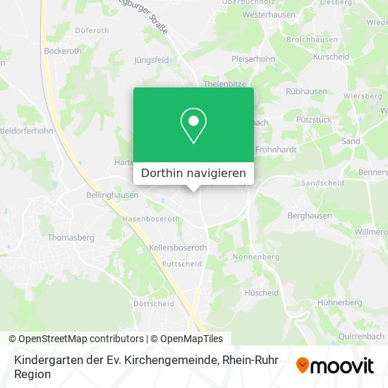 Kindergarten der Ev. Kirchengemeinde Karte