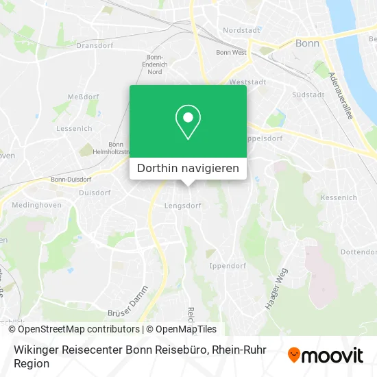 Wikinger Reisecenter Bonn Reisebüro Karte