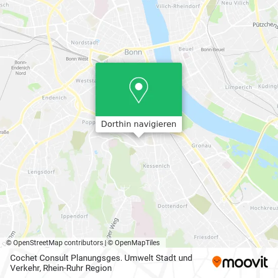Cochet Consult Planungsges. Umwelt Stadt und Verkehr Karte