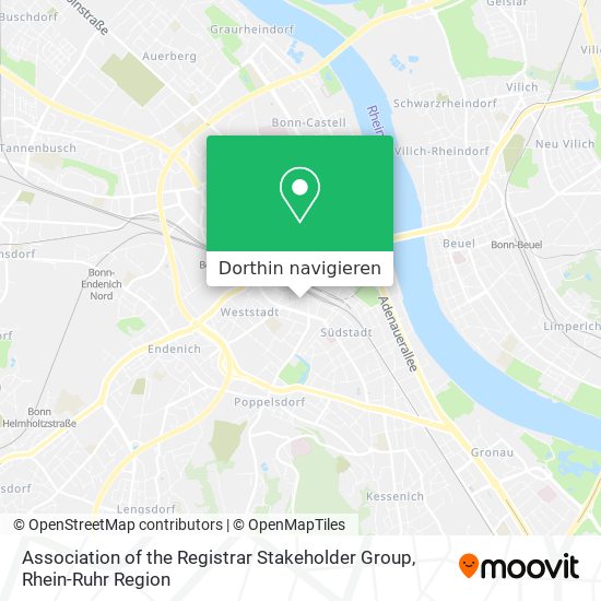 Association of the Registrar Stakeholder Group Karte