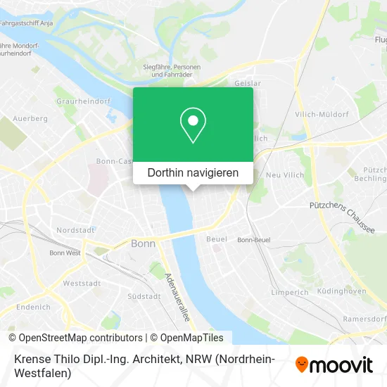 Krense Thilo Dipl.-Ing. Architekt Karte