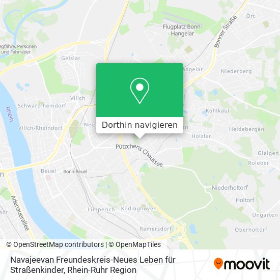Navajeevan Freundeskreis-Neues Leben für Straßenkinder Karte