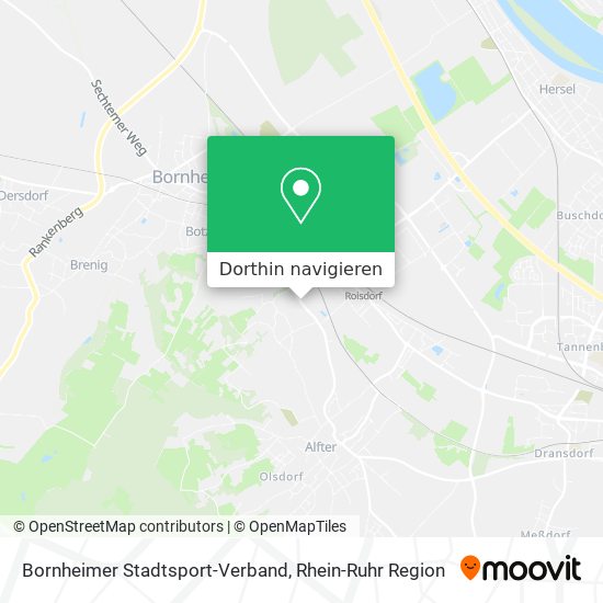 Bornheimer Stadtsport-Verband Karte