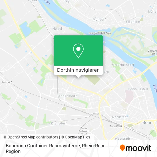 Baumann Container Raumsysteme Karte