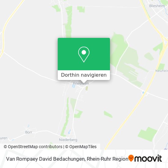Van Rompaey David Bedachungen Karte
