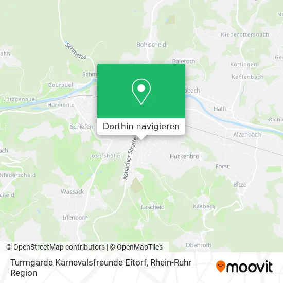 Turmgarde Karnevalsfreunde Eitorf Karte