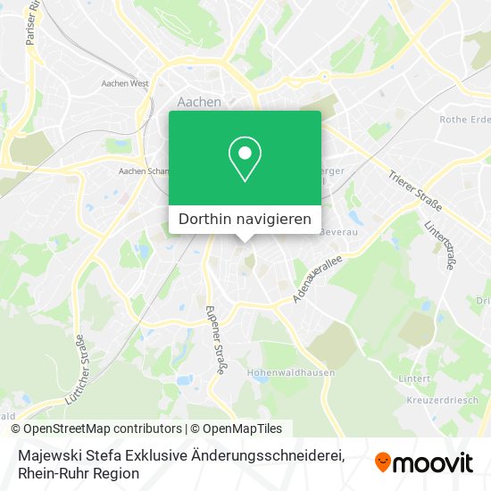 Majewski Stefa Exklusive Änderungsschneiderei Karte