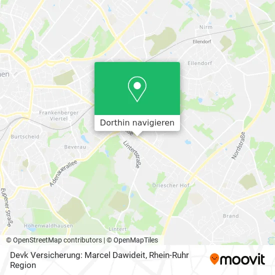 Devk Versicherung: Marcel Dawideit Karte