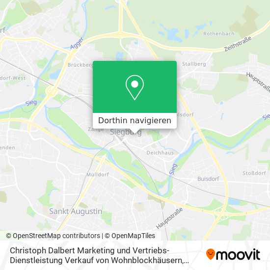 Christoph Dalbert Marketing und Vertriebs-Dienstleistung Verkauf von Wohnblockhäusern Karte